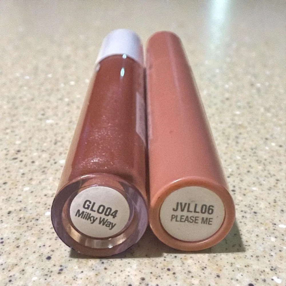JOAH Lip Gloss Set - Soft Peach and Glittering Gold - Picture 2 of 5